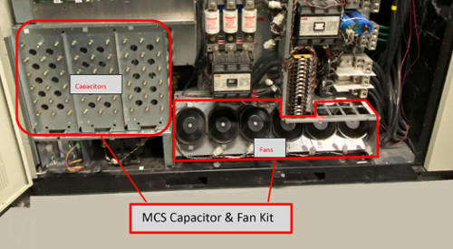 Mission critical capacitor kits fan kits